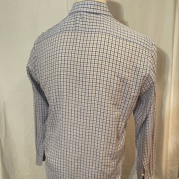 CANALI Men’s Long Sleeve Check Button Down Shirt Sz 16 1/2 - Picture 6 of 10